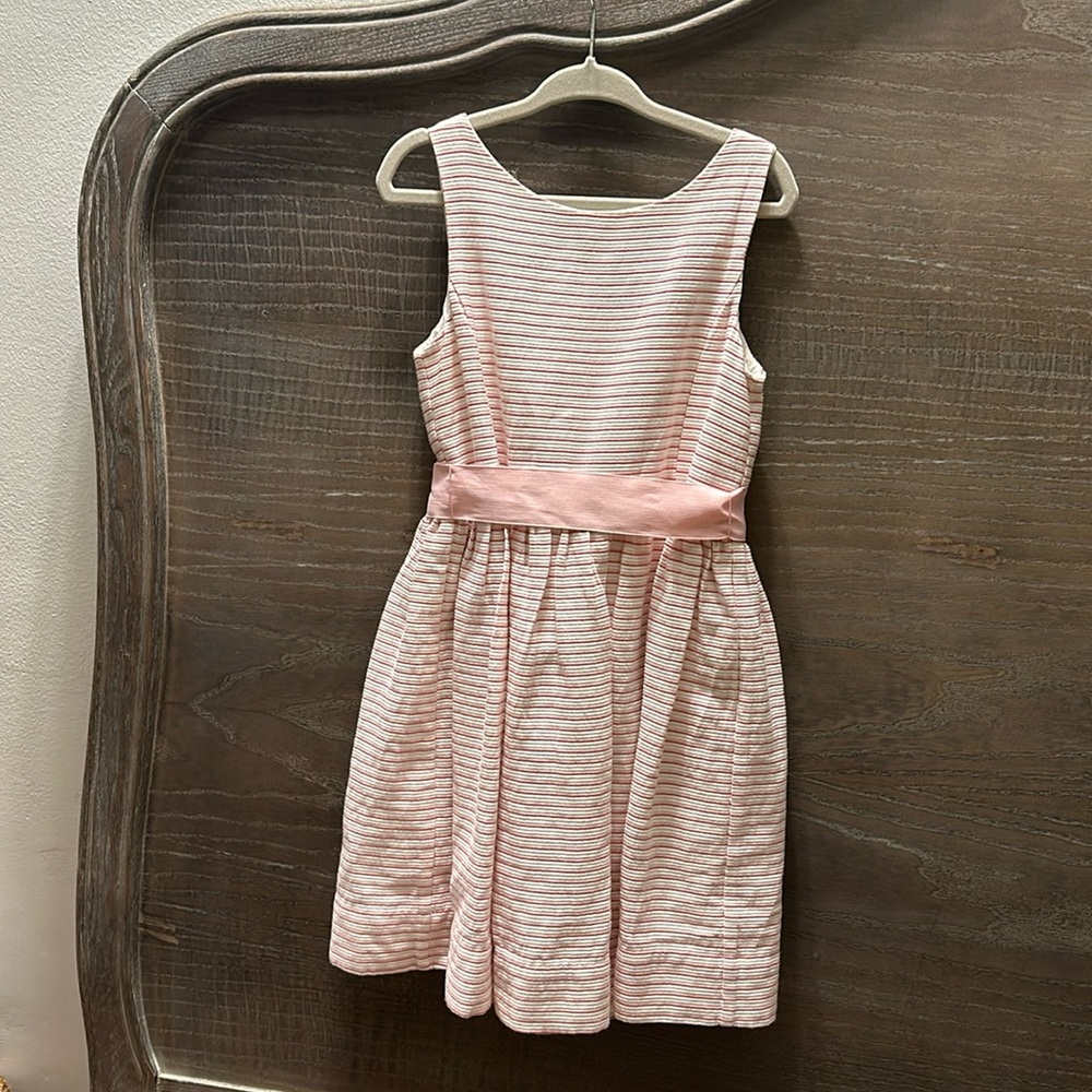 Polo Ralph Lauren pink gradient stripe cotton dress